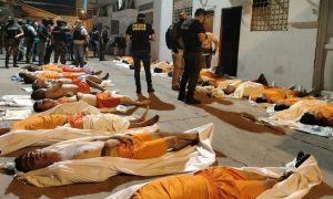 27 muertos asfixia cárcel Machala motín noviembre 2025