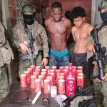 Militares incautan 31 tacos de TNT en Las Orquídeas Norte, Guayaquil, en operativo contra extorsión