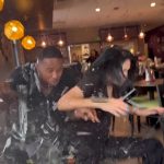 Influencers Nina Santiago y Patrick Blackwood Sobreviven a Accidente en Vivo en Restaurante de Houston