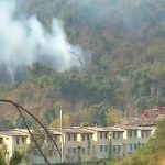 Reactivación del incendio en cerro Colorado