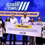Noboa entrega USD 4M en créditos para 3.600 emprendimientos