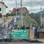 Comuneros de Saraguro restringen paso en la E-35