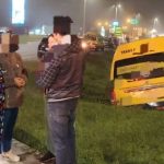 Furgoneta se volcó en Tababela y dejó 18 heridos